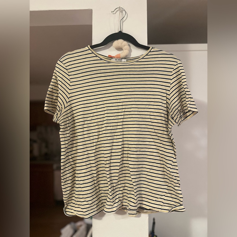Zara trafaluc stripped T shirt
